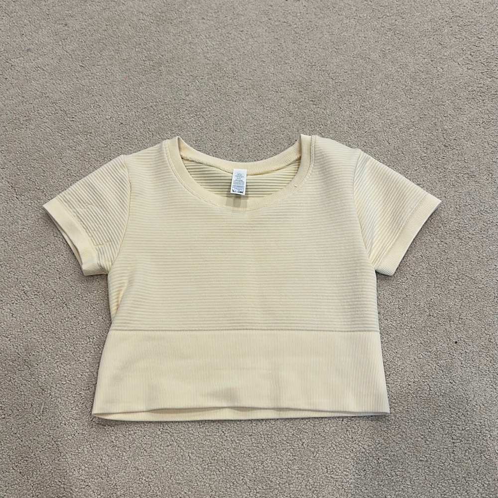 aerie offline ribbed athletic top